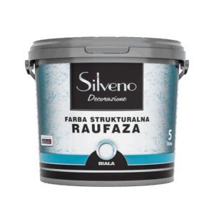 Farba Strukturalna Raufaza Biała 5l