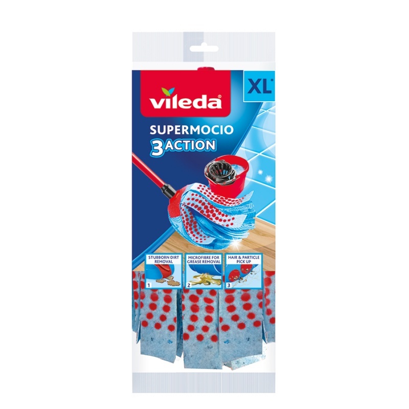Wkład do mopa Vileda 3Action Velour XXL