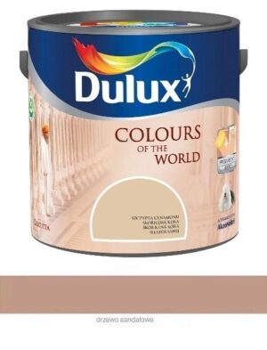 Farba lateksowa do ścian Dulux Kolory Świata drzewo sandałowe 2,5 l