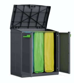 Kosz na śmieci Keter 110L 3 -komorowy Moby