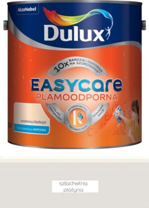 Farba plamoodporna do ścian Dulux EasyCare szlachetna platyna 2,5 l