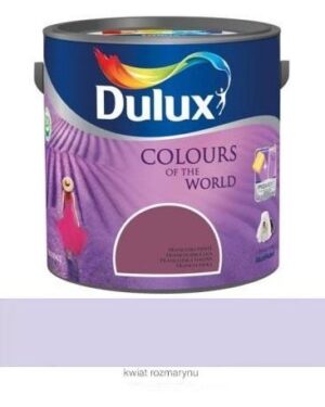 Farba lateksowa do ścian Dulux Kolory Świata kwiat rozmarynu 2,5 l