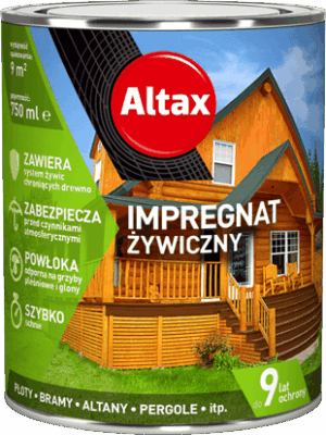 Impregnat żywiczny Altax orzech 4,5 l