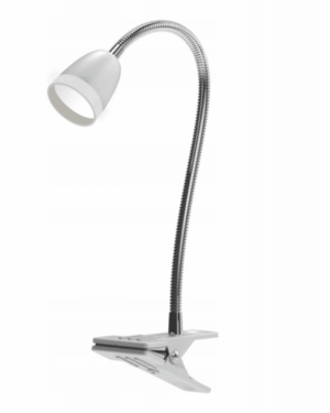 Lampka biurkowa biała Larus klips LED 3W