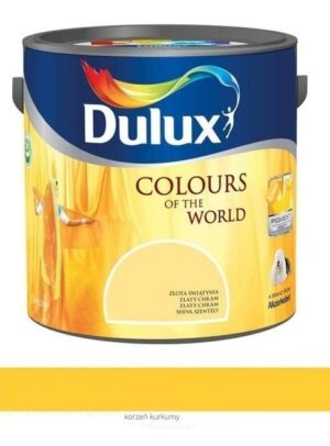 Farba lateksowa do ścian Dulux Kolory Świata korzeń kurkumy 2,5 l