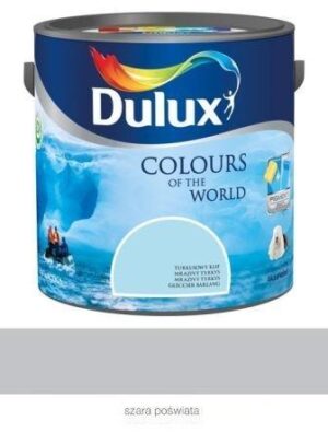 Farba lateksowa do ścian Dulux Kolory Świata szara poświata 2,5 l