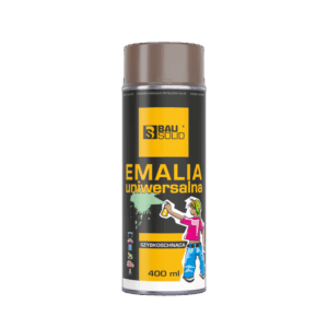 Emalia uniwersalna brąz czekoladowy Bausolid 400ml RAL8017