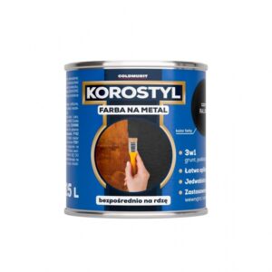 Farba Korostyl Szary Grafit RAL 7024 Półmat 0,225 L Goldmurit