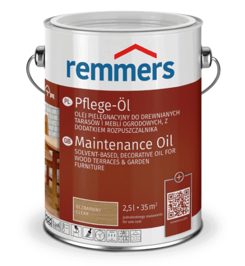 Olej do tarasów i mebli ogrodowych Remmers 0,75 l orzech