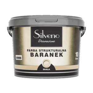 Farba Strukturalna Baranek Biała 5l