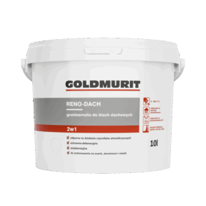 Reno-Dach - farba do dachów popielaty RAL7037 10l
