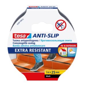 Taśma antypoślizgowa na schody tesa® 5m x 25mm, czarna