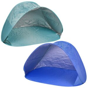 Namiot plażowy pop up samorozkładający dwa kolory 145x100x80 cm