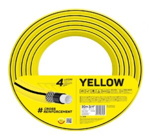 CELLFAST Wąż ogrodowy 4-warstwowy YELLOW 3/4" 30 m