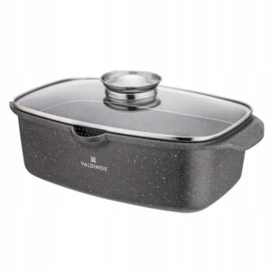 Brytfanna gęsiarka z aromatyzerem nieprzywierająca Valdinox Rock 5,7 l