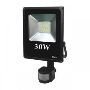 Reflektor LED Slim 30W IP65 z czujnikiem ruchu VOLTENO