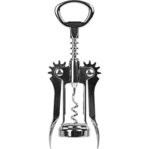 Korkociąg metalowy - tradycyjny - srebrny