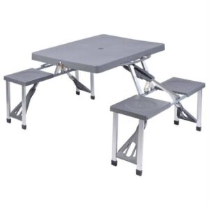 Stół turystyczny kempingowy składany z krzesłami