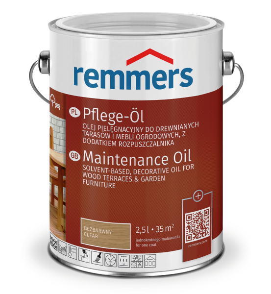 Olej do tarasów i mebli ogrodowych Remmers 0,75 l dąb jasny