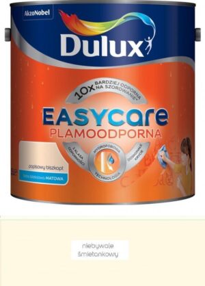 Farba plamoodporna do ścian Dulux EasyCare niebywale śmietankowy 5 l
