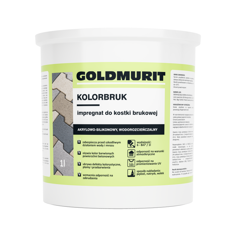 Kolorbruk impregnat do kostki brukowej szary 1l