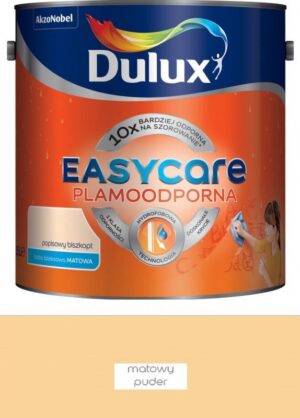 Farba plamoodporna do ścian Dulux EasyCare matowy puder 2,5 l