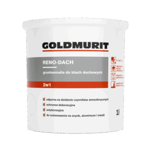 Reno-Dach - farba do dachów ceglasty RAL8004 1l